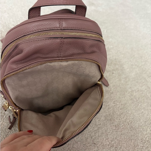 Michael Kors Pink Studded Backpack - Picture 5 of 8